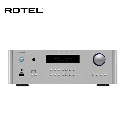 ROTEL路遥 RA-1592MKII 音响 hifi高保真 功放 立体声合并式功率放大器 PC-USB/蓝牙/平衡输入银色
