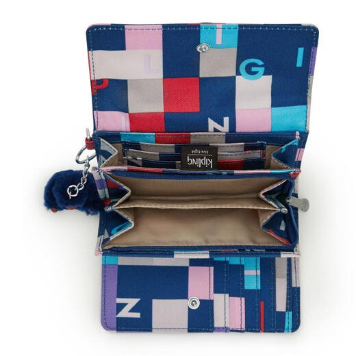 Kipling Kaipulin women's bag wallet holding bright practical fashion stylish small delicate medium light and safe AC3739 Kipling Cubed os