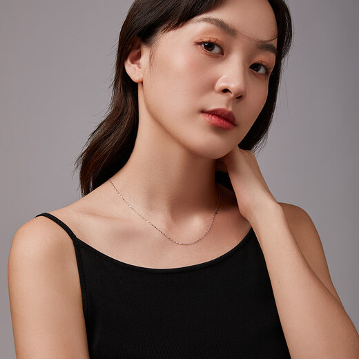 Saturday Fu platinum necklace women's PT950 necklace B059394 about 1.27g 40+5cm birthday gift