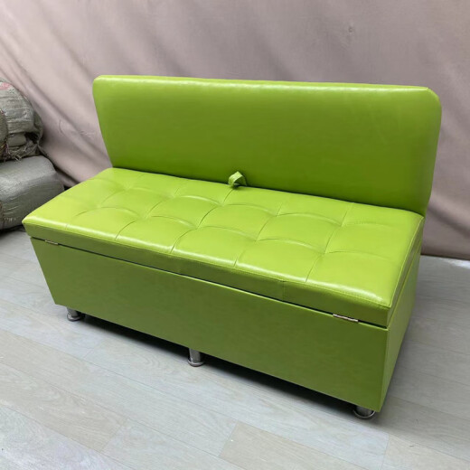 Storage stool sofa stool with backrest long stool shoe changing stool storage box fitting stool barber shop clothing store stool other colors message 100x45x40cm