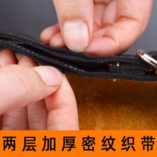 Dalan Electrician Tool Bag Men's Construction Site Cowhide Carpentry Multifunctional Genuine Leather Wear-Resistant Repair Tool Bag Single Shoulder Crossbody Large Style