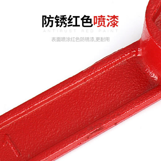 Wrench outdoor fire hydrant wrench above and below ground switch strong magnetic bolt valve universal plum blossom wrench / free 1 pair of gloves