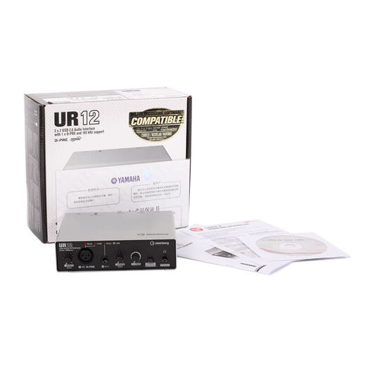 Yamaha UR12 computer recording sound card audiobook Himalaya computer live broadcast karaoke Douyin Kuaishou recording equipment suit dubbing guitar arrangement UR12 standard + customer service leader driver + debugging not included