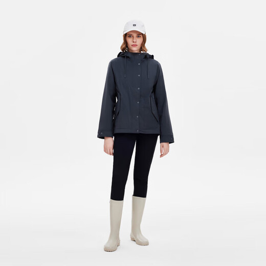 AIGLE Ai Khmer clothing MTD windproof, rainproof and breathable waist waist fishtail hem for women to keep warm