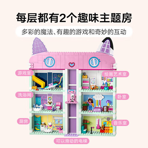 乐高（LEGO）积木拼装10788 盖比的娃娃屋女孩儿童玩具生日礼物