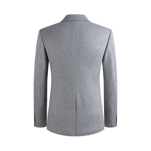 YOUNGOR Suit Men's Autumn and Winter Casual Suit Knitted Stretch Single Suit Light Gray VXXB225143ELY M 170/92A