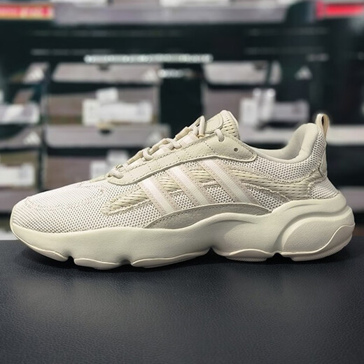 阿迪达斯 （adidas）三叶草男鞋女鞋夏季运动鞋网面透气跑步鞋复古老爹鞋休闲鞋JQ3927 JS3027/米灰 40.5