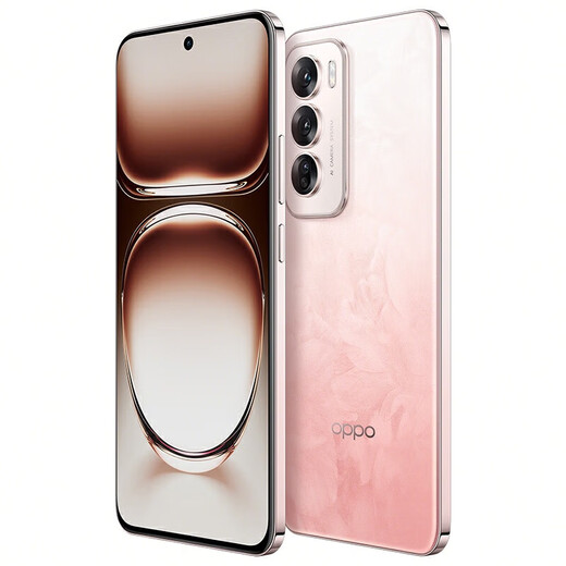 OPPO Reno12 超美小直屏 安卓Live图 天玑8250旗舰芯 12GB+256GB 柔和桃 长续航智能拍照 AI影像5G手机