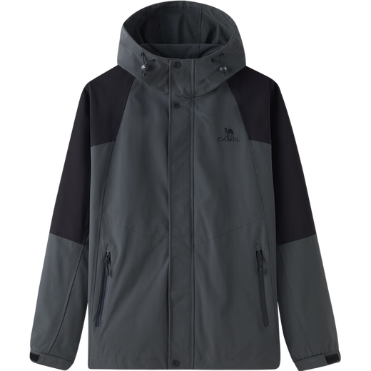 Camel Mountain and Sea Jacket Men's and Women's Trendy Windproof Casual Sports Outdoor Mountaineering Wear Spring and Autumn M13CA6V040