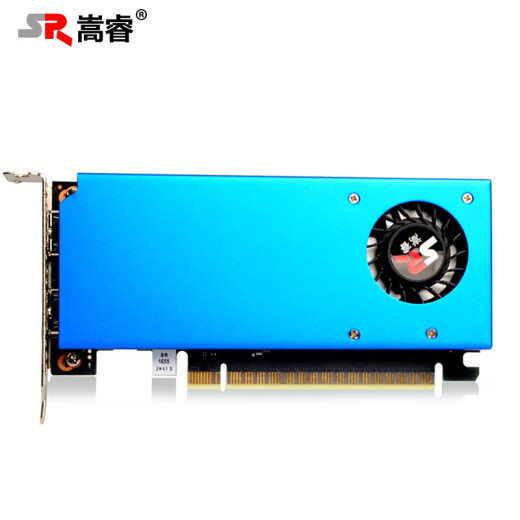 
Songrui Dao Card DP+HDMI interface GTX1650/1060/1050Ti/GT1030/RX550 semi-height graphics card server industrial control OPS mini host small chassis single slot office GTX1050 2G multi-screen office knife card DP+HDMI