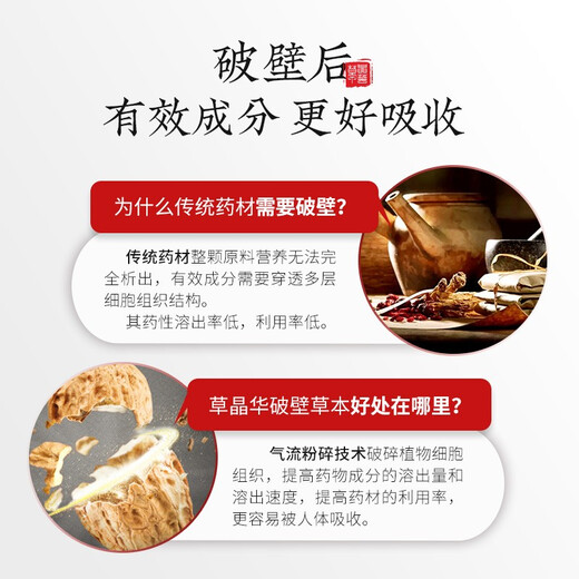 草晶华丹参破壁饮片 中药饮片中药材丹参粉丹参养生茶 活血祛瘀调经止痛 送父母送女友礼物 官方正品 【老人控三高】丹参+三七+西洋参