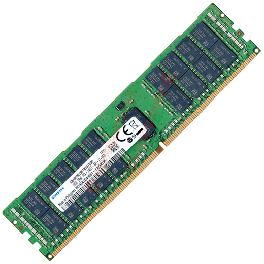 Samsung (SAMSUNG) original DDR4 PC4 fourth generation server workstation with register REG RDIMM RECC server memory bar, suitable for Lenovo Asus, Dell and other servers RECC DDR4 2400 2R 4 32GB 1 single bar