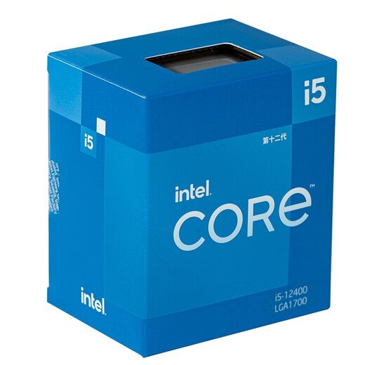 英特尔（Intel）12代酷睿CPU处理器 台式机处理器 盒装CPU 12代i5-12400 盒装【6核12线程】