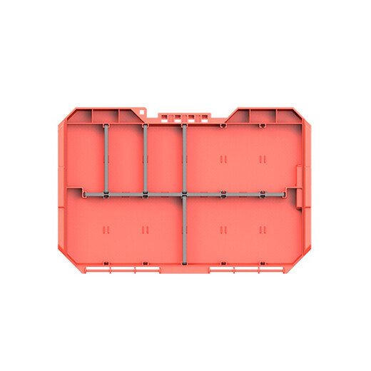 Devon toolbox D-Cube stacking box storage box office stationery storage box split box storage tool suitcase No. 4