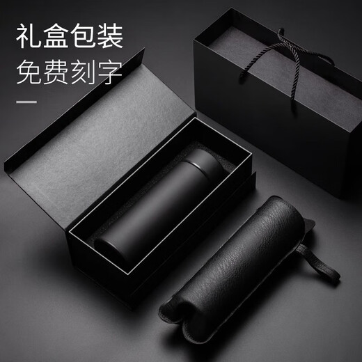 Tachimis sterling silver thermos cup for men and women high-end 999 silver water cup inner liner tea cup high-value gift custom gift box ink black