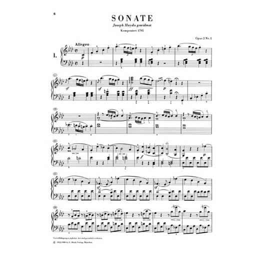 贝多芬钢琴奏鸣曲全集卷一 钢琴独奏带指法 亨乐原版 Beethoven Klaviersonaten 1 br. HN32 贝多芬奏鸣曲卷一