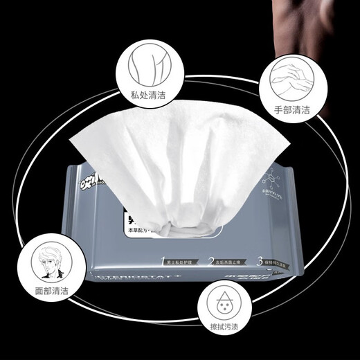 Butt wipes, men's vaginal cleaning wipes, private parts care and disinfection wipes for women, 100 packs (one pack per pack), ready for delivery