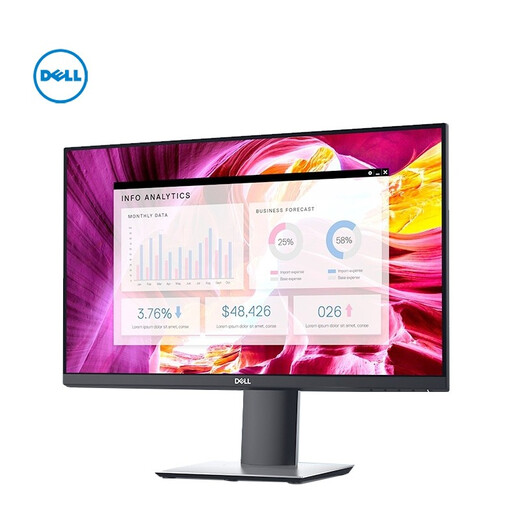 Second-hand 90% new Dell 20 23 23.8 24 27-inch LCD computer monitor 2k4k HD IPS screen 1080P 23.8-inch Dell P2421D 2k/lift and rotate