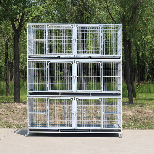 Cat cage breeding cat cage three-layer cat cage multi-layer breeding cage with partition pet shop foster home cattery cage 214*72*186 with partition tray Guangxi Qinghai Ningxia Gansu