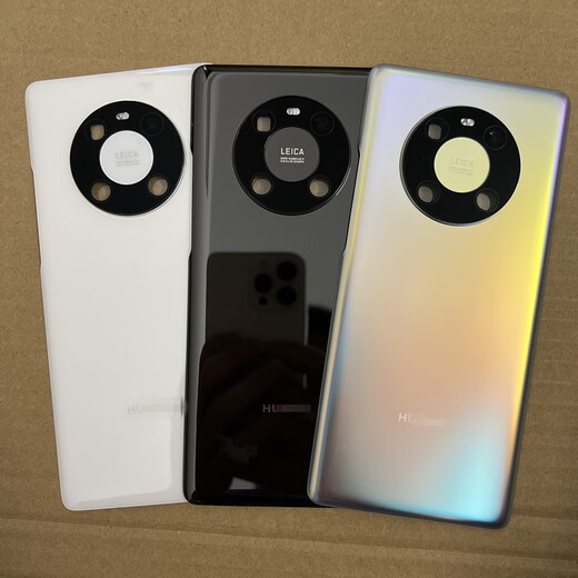 Huawei (HUAWEI) is suitable for Huawei mate40 back cover glass, mate40pro original mobile phone back case, original battery cover replacement case, Mate40 bright black original + heat dissipation