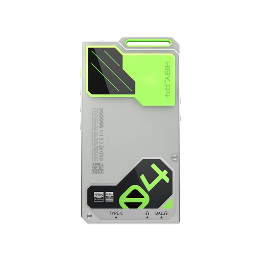 HiBy Thousand Yuan Popular Model Hiby R4 EVA Co-branded Cyber Functional Design 4DAC Matrix Cost-Effective Lossless Music Player Black 3+32GB/With Inner Case + Lanyard