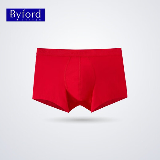 
BYFORD (BYFORD) Men's Boxer Underwear Comfortable EUC Cotton Stretch Boxer Mid-waist Men's Pants Shorts Red Gift MW718/719 MW719 Light Gray 1 M