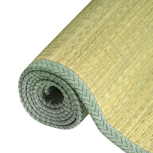 Acacia tung grass mat 0.8/1.2/1.5m1.8m bed double straight tube old-fashioned rush grass mat single student dormitory cool mat home very densely thickened without edge 0.8*1.9m