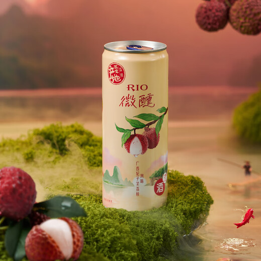 Ruiao Weiwei Xiaomei Liquor Pre-mixed Cocktail Wine Canned 330ml*24 cans combination pack (2 each of 12 flavors)