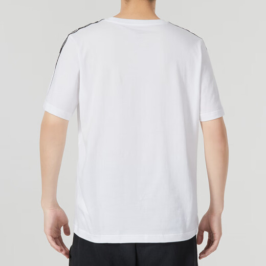 Puma (PUMA) T-shirt men's short-sleeved 2024 summer new short-sleeved casual label tops outdoor sports T-shirt round neck short-sleeved 671978-02XL (185/104A)