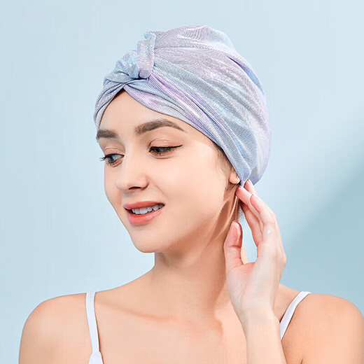 OMOM swimming cap for women with long hair, special for cute Korean and Japanese adult women, trendy ear protection, enlarged fabric