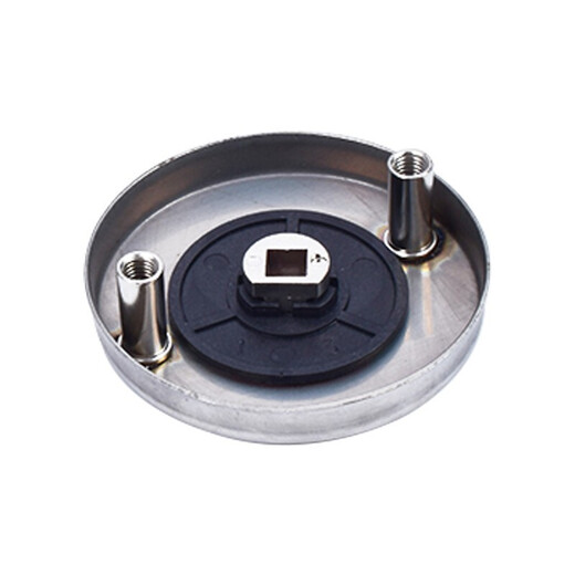 Hasdick Beijing Warehouse Distribution Public Bathroom Partition Accessories Stainless Steel Flat Stacking Door Lock Round Toilet Lock with Unattended Indicator Lock HKSY-44 Type A 201 Stainless Steel Flat Door Lock