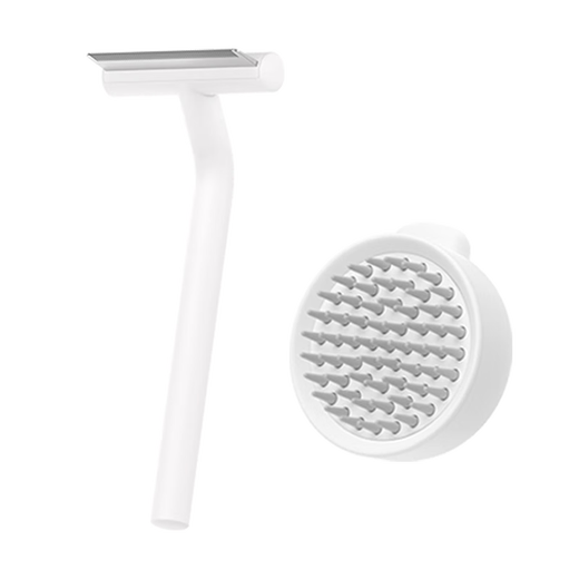 Aumuca pet comb set short-haired cat and dog comb de-floating needle comb knot-opening comb cat grooming set thin-backed short-haired cat set (recommended for pastoral cats)