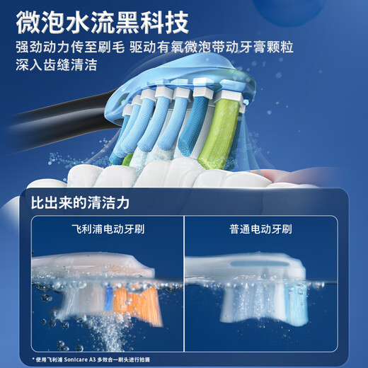 飞利浦（PHILIPS）【肖战推荐】电动牙刷钻石9系Pro 成人情侣款送男生/女友 生日父亲节礼物 充电旅行盒 HX9912/77黑