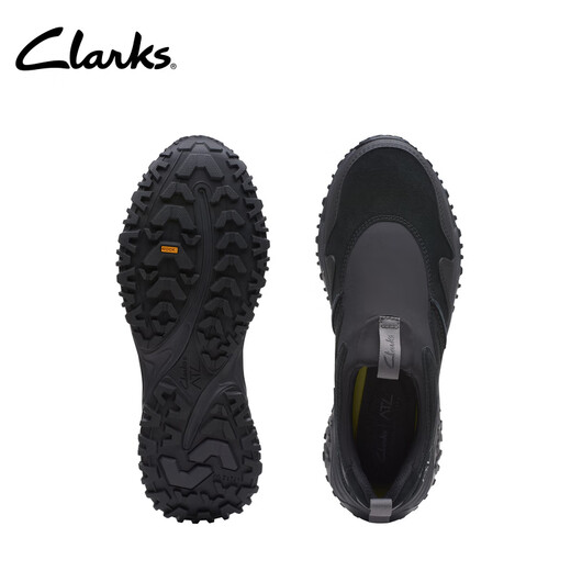 Clarks其乐城市户外系列男鞋舒适防滑耐磨徒步登山防泼水运动鞋男 黑色 261736937 41