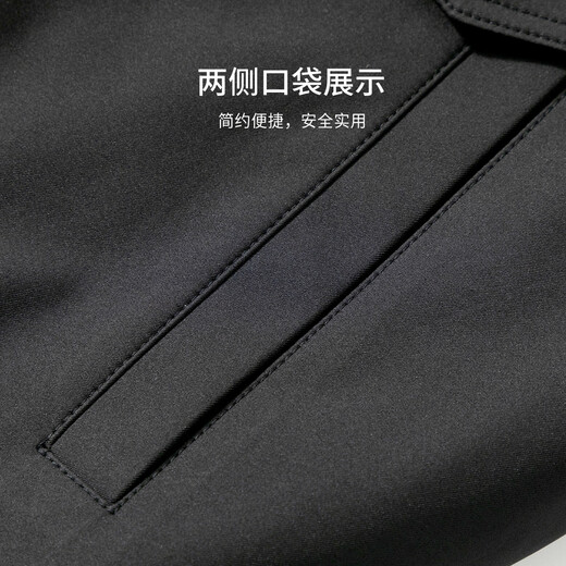 Shanshan jacket men's autumn and winter quilted thickened warm windproof stand collar business casual comfortable skin-friendly pocket jacket