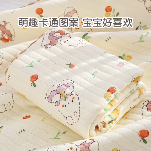 Year of the Snake air cotton maternity room package newborn pure cotton quilt newborn baby swaddle wrap baby thickened blanket purple skirt bunny 85*85cm