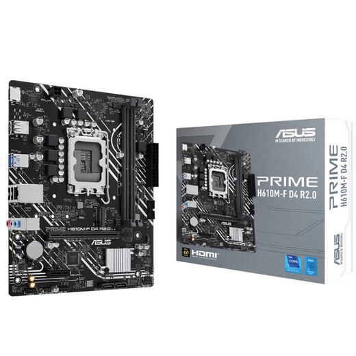 Asus (ASUS) 12th generation CPU motherboard i5 12400f 12490f 12600kf loose chip box board U set H610M-F DDR4 i5-12400F loose chip [three years of store insurance]