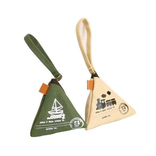 Vanciman Paul Tower Personalized Retro Zongzi Coin Wallet Cute Mini Canvas Bag Coin Bag Women Storage Key Bag Men Train