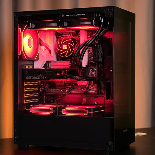 Gigabyte Core i5 14600KF desktop assembly computer host RTX5060Ti game high-end e-sports independent display live broadcast design rendering machine seven i5 14600KF | Gigabyte RTX5070