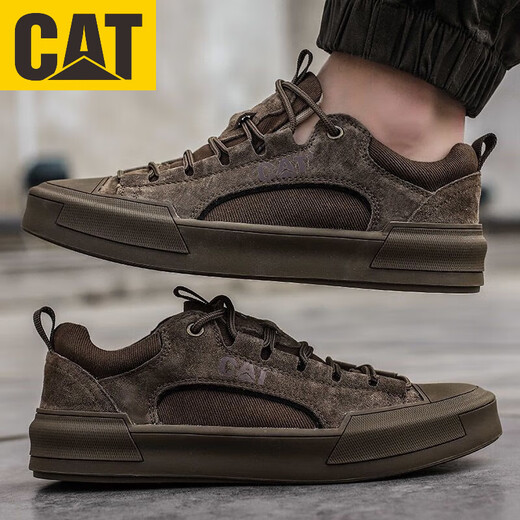 Carter CAT Low-top men's shoes casual men's shoes trendy versatile Martin boots men's shoes workwear shoes 8030 yellow 39 normal sports shoes size
