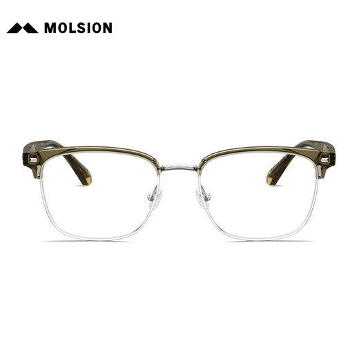 MOLSION陌森眼镜肖战同款眉线半框近视镜架MJ6195