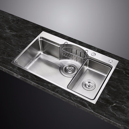 
Submarine (Submarine) RGCP-7848 Japanese-style countertop basin sink single tank large capacity deepening stainless steel sink large single tank