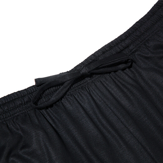 爱慕先生【商场同款】22SS水洗羊毛T系列男士短裤NS82F761 黑色400 3XL 185