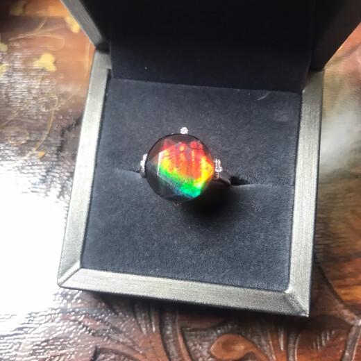 Luxurious Canadian new KORITE stone ring Li Juming Feng Shui style colorful stone conch pendant 2023 sterling silver gemstone