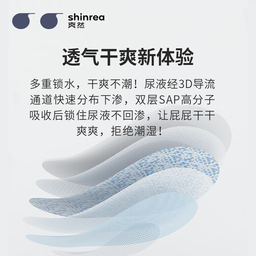 爽然小画家纸尿裤NB/S/M 新生儿透气婴儿尿不湿尿布初生 NB