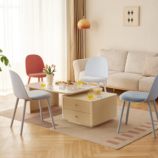Lin's Home Dining Chaid Mome Momeding Taboule Back Rental Location Small Apartment Salon ménage Lin's Wood Industry LS841 [PINK] LS841S1-C CAISE DE DINSAGE