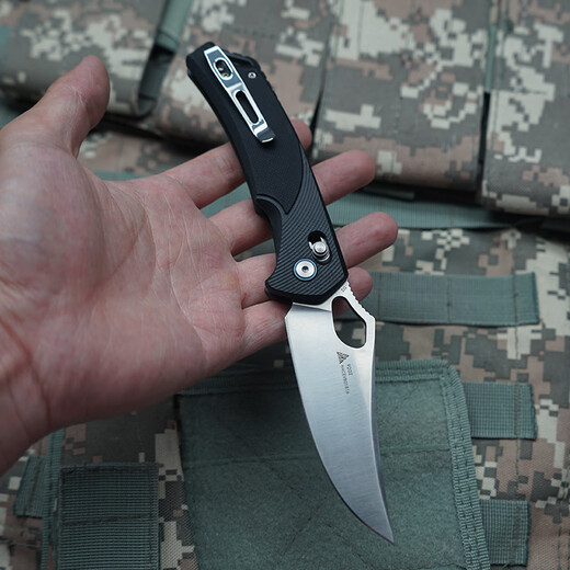 Zhenyuanxing Sanblade Wood 9201 Klappmesser Außenmesser Schwarz G10 Griff 10cr15comov Stahl tragbares Messer 9202 Schwarz G10