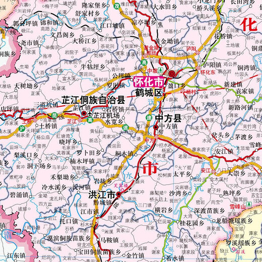 Hunan Map 2025 Hunan Provincial Government Transportation Terrain 1068*749mm 749mm
