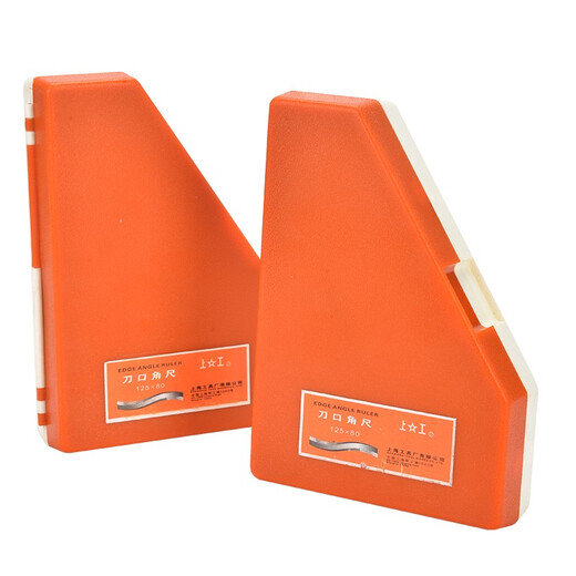 Shanggong knife-edge square ruler woodworking square stainless steel square ruler 90 degree square ruler precision level 0 square ruler 80x50mm EDl010082