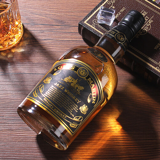Louis mardini (Louie mardini) foreign wine whiskey jazz 40 degree spirits special-shaped large belly bottles Coke barrel base wine Domestic strong liquor Jazz whiskey 700ml single pack